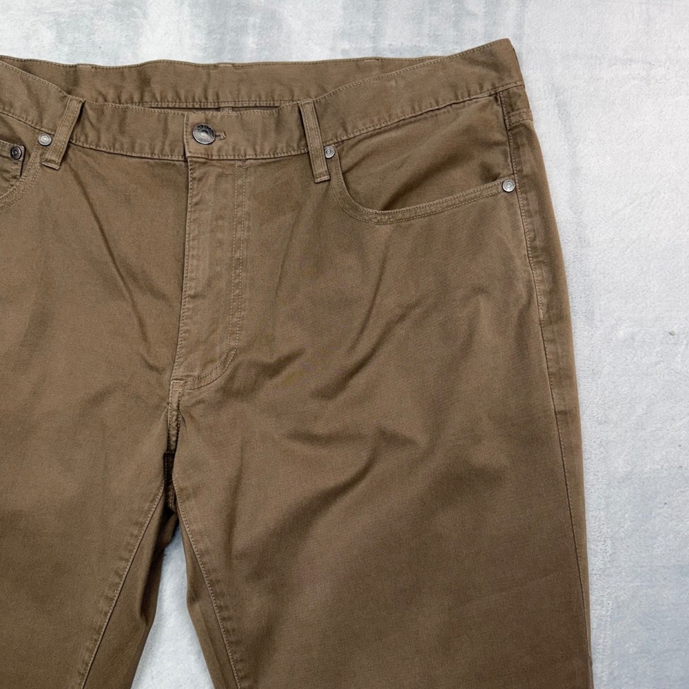 Brooks Brothers Pants Mens W38 L30 Brown 5-Pocket Straight Leg Chino 100105283 - Picture 5 of 11